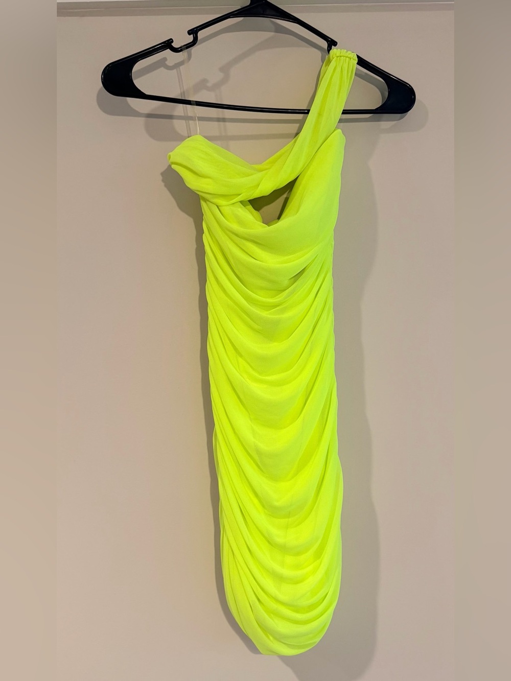 Fashion Nova Power on My Side Dress - Neon Yellow - NWT